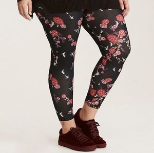 Torrid FLORAL SUBLIMATION FULL LENGTH LEGGING